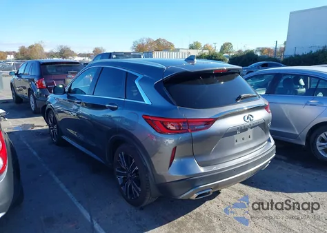 2021 Infiniti Qx50 Luxe z USA, uszkodzony, nr VIN 3PCAJ5BAXMF105477